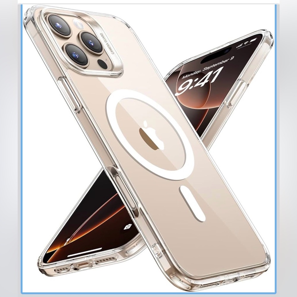 NWT iPhone 16 Case MagSafe Shockproof Slim, Clear (for iPhone 16 Pro 6.3")
